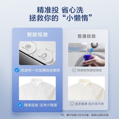 海尔（Haier）滚筒洗衣机全自动10公斤洗烘一体机直驱变频家用 蒸汽除菌螨空气洗智投Mate71a2