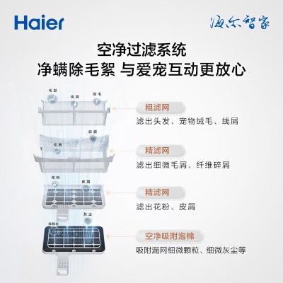 海尔（Haier）叠黛和美H2洗烘套装 超薄平嵌10公斤精华洗洗衣机双擎热泵烘干机 3D透视烘干 洗烘套装a2