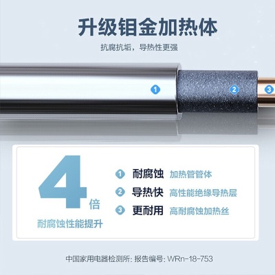 海尔（Haier）电热水器50升一级能效超薄扁桶式双胆速热洗智能APP预约纤薄机身以旧换新PAD5 50升【3-4人】a2