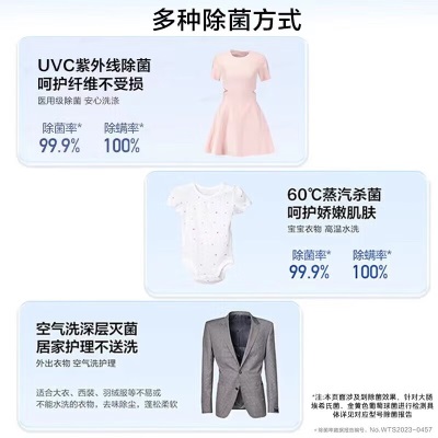 海尔（Haier）【精华洗直驱超薄款】滚筒洗衣机全自动 10公斤洗烘一体机 纯平嵌入紫外除菌 HBD176PLUSLU1 精华洗智投直驱超薄-176a2