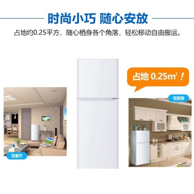 Haier/海尔小冰箱二门137升两门小型家用电冰箱 迷你双开门宿舍BCD-137TMPF双门a2