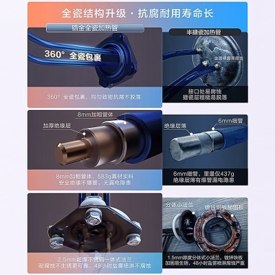 海尔（Haier）60升电热水器电储水式家用3300W变频速热镁棒免更换七星级净水洗WiFi人感交以旧换新DK5 DK5 60升 镁棒免更换【2-3人】a2