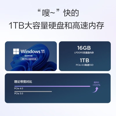 联想笔记本电脑小新Air14轻薄本 英特尔酷睿i5 14英寸超薄本(13代i5-1340P 16G 1Ta13