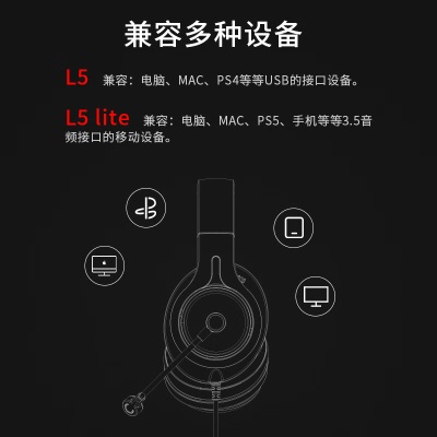 联想（Lenovo）异能者 学生网课双耳头戴式耳麦 有线学习耳机a13