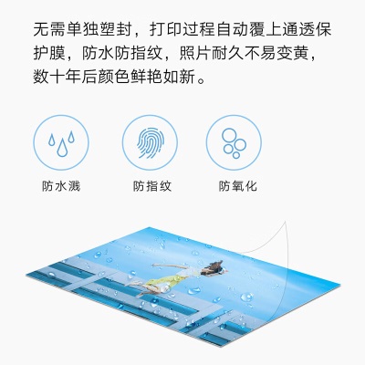 小米（MI）米家照片打印机1S家用便携小型迷你远程无线wifi连接高清相片彩色热敏打印机 照片打印机1Sa11