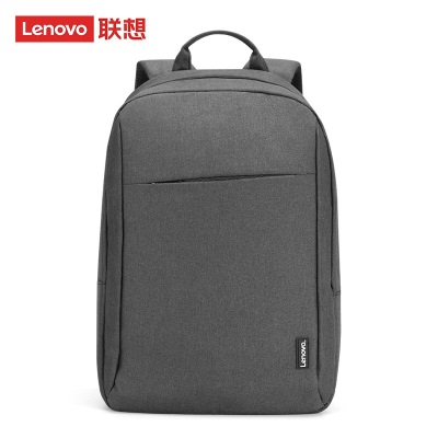 联想（Lenovo）笔记本电脑包双肩包15.6英寸大容量商务休闲旅行包书包 深灰色a13