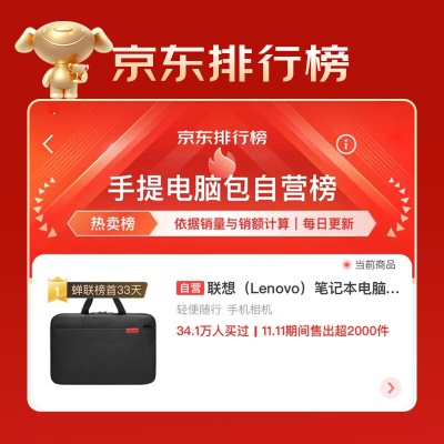 联想（Lenovo）笔记本电脑包手提包14-15.6英寸公文包出差商务旅行包适用苹果华为小新拯救者防泼水内胆包B14a13