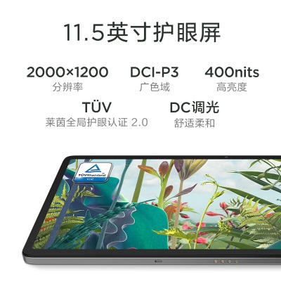 联想平板小新Pad Plus 2023 11.5英寸影音娱乐办公学习平板电脑  天骄学堂 2k 120Hz  6GB+128GB WIFIa13