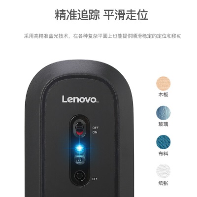 联想（Lenovo）无线鼠标轻音鼠标 Air Handle轻音无线鼠标大白Baymaxa13