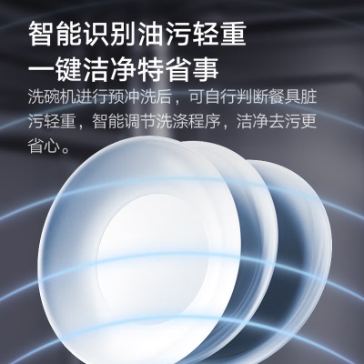 米家米家 小米嵌入式洗碗机 12套大容量洗碗机 开关门热风烘干 消毒烘干储存一体机 双驱变频 一级水效a11