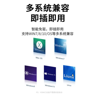 联想异能者HDMI转VGA转换器 高清视频转接头 适用电脑台式机笔记本小米电视盒子PS5连显示器投影仪连接线HV01a13