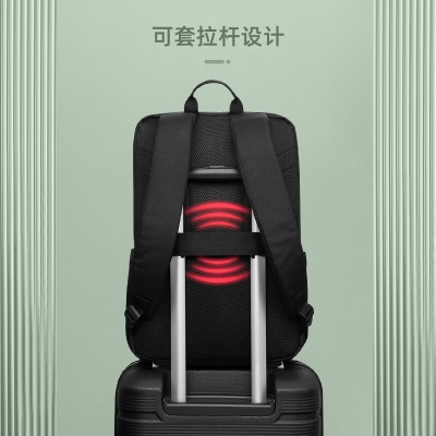 联想（Lenovo）电脑包笔记本双肩包15.6英寸男女背包书包商务大容量旅行包a13