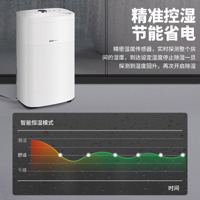 奥克斯（AUX）除湿机/抽湿机/适用0-120㎡除湿器 家用地下室吸湿器22升/天a17