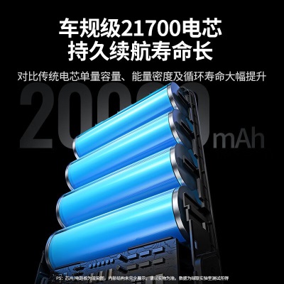 绿联 充电宝20000毫安超大容量移动电源100W快充笔记本可上飞机 适用MacBook华硕苹果华为 【100W大功率】智能数显/配240W快充线a22gg