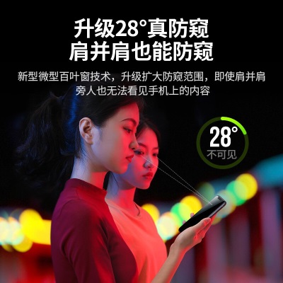 绿联  苹果11防窥钢化膜 通用iphone11Pro听筒防尘保护膜苹果XR防摔防偷窥手机贴膜a22gg