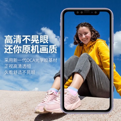 绿联  苹果11防窥钢化膜 通用iphone11Pro听筒防尘保护膜苹果XR防摔防偷窥手机贴膜a22gg