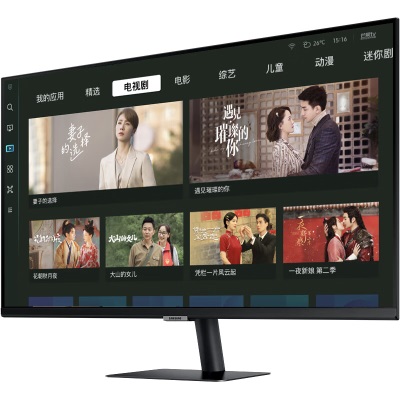 三星（SAMSUNG）32英寸 4K Type-C 65w 海量app 蓝牙连接 Tizen系统 内置音箱 M70C智慧显示器a26