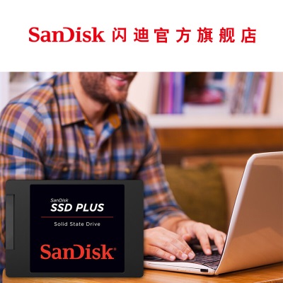 闪迪（SanDisk） SSD固态硬盘SATA3.0接口SDSSDA笔记本台式电脑稳定兼容海量存储 闪迪固态硬盘加强版a23p