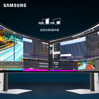 三星（SAMSUNG）49英寸 OLED 双2K 240Hz 曲面 0.03ms 1000nit峰值 超薄超宽屏 G93SCa26