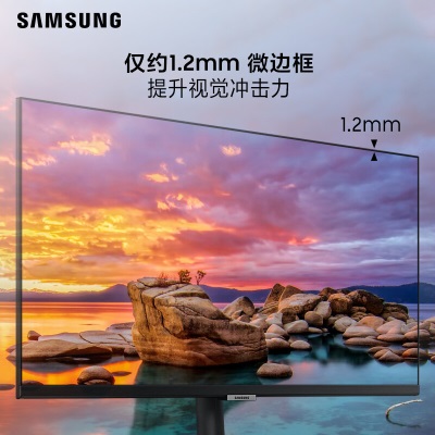 三星（SAMSUNG）32英寸 4K HDR 10.7亿色 usb3.0 智慧爱眼 旋转升降 可壁挂 窄边框 S80A 电脑显示器a26