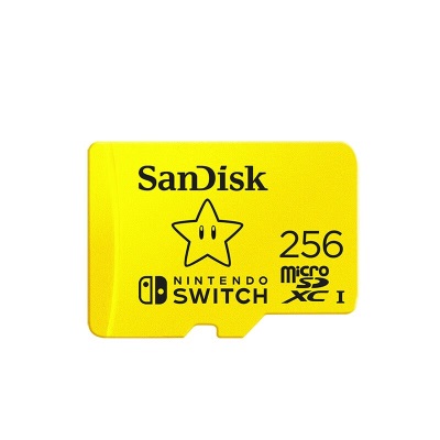 SanDisk闪迪256GB高速TF卡存储卡U3 4K视频任天堂Switch授权马里奥游戏专用款 任天堂Switch授权款 256Ga23p