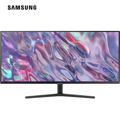 三星（SAMSUNG）34英寸 WQHD带鱼屏 100Hz HDR FreeSync 可壁挂 灵妙双屏 超广视角 高清显示器a26