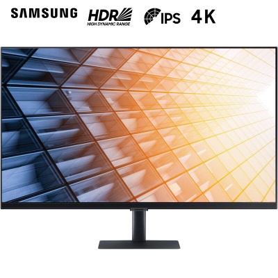 三星（SAMSUNG）27英寸 4K IPS HDR 10.7亿色  99% sRGB 可壁挂 超广视角 窄边框 S70A 电脑显示器a26