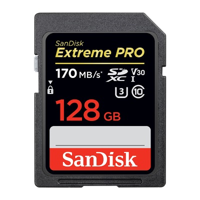 闪迪(SanDisk)存储卡V30单反微单相机内存卡4K视频高清拍摄SD卡UHS-I高速微单相机卡 128G SD相机卡a23p