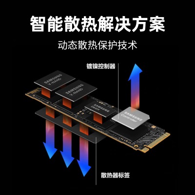 三星（SAMSUNG）1TB SSD固态硬盘 M.2接口(NVMe协议PCIe 4.0 x4) 990a25