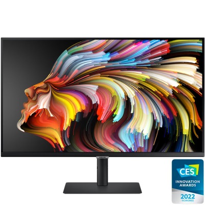 三星（SAMSUNG）32英寸 4K QLED IPS 彩通认证 专业设计显示器 HDR600 Type-C 90w 2022CES奖 S80PBa26