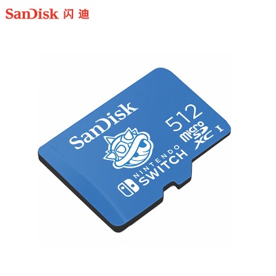 SanDisk闪迪高速TF卡存储卡U3 4K视频任天堂Switch授权游戏专用款 任天堂Switch授权款512Ga23p