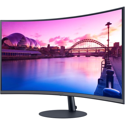 三星（SAMSUNG）27英寸 FHD 75Hz 1000R曲面  内置音箱 低蓝光不闪屏认证 FreeSync 电脑办公显示器a26