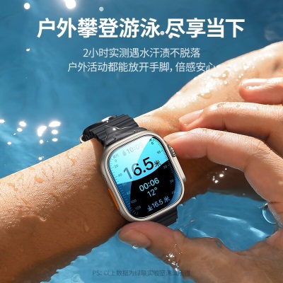 绿联（UGREEN） 苹果手表膜 apple iWatch Ultra钢化膜49mm高清防刮保护贴膜a22gg