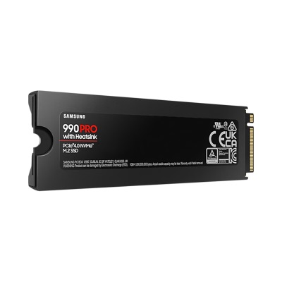 三星(SAMSUNG)990PRO固态硬盘NVMe M.2 适用台式机PCIe4.0 散热片版1T 990PRO 1T 散热片版a25