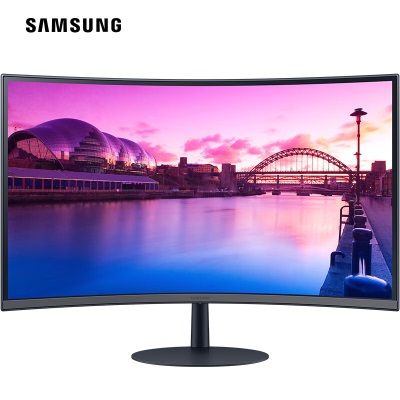 三星（SAMSUNG）27英寸 FHD 75Hz 1000R曲面  内置音箱 低蓝光不闪屏认证 FreeSync 电脑办公显示器a26