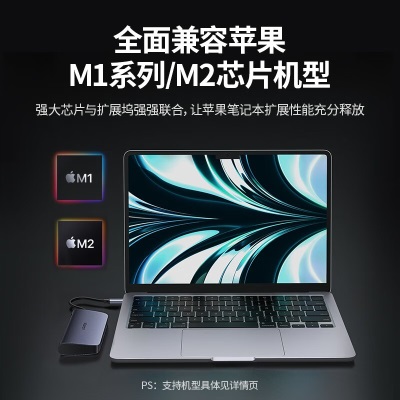 绿联 Type-C扩展坞USB-C拓展坞分线器HDMI转接头转换器适用苹果MacBook华为笔记本a22gg