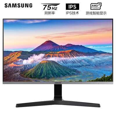 三星（SAMSUNG）27英寸 IPS FHD 75Hz 爱眼低蓝光 可壁挂 FreeSync 窄边框 电脑办公显示器a26