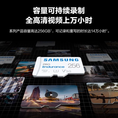 三星（SAMSUNG）256GB TF（MicroSD）存储卡 U3,C10,V30a25