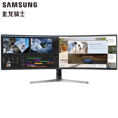 三星 (SAMSUNG )   49英寸 双2K 120hz量子点 广色域 HDR1000  带鱼超宽屏 CRG9 电竞显示器a26