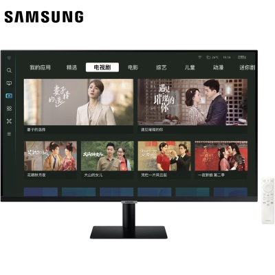 三星（SAMSUNG）32英寸 4K Type-C 65w 海量app 蓝牙连接 Tizen系统 内置音箱 M70C智慧显示器a26