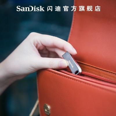 闪迪（SanDisk） USB3.2高速U盘CZ74大容量升级版读速400MB/S酷奂银色金属外壳 CZ74 金属U盘a23p