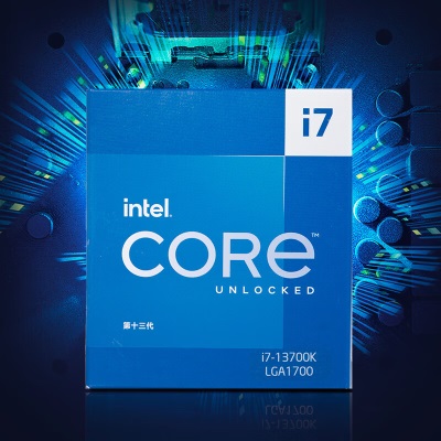 英特尔(Intel) i7-13700K 13代 酷睿 处理器 16核24线程 睿频至高可达5.4Ghz 30M三级缓存a27k