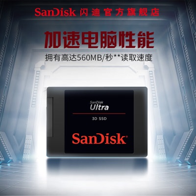 闪迪（SanDisk） SSD固态硬盘 STAT3.0接口SDSSDH3笔记本台式电脑3D高速读写 闪迪SSD固态硬盘a23p