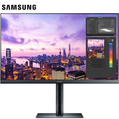 三星（SAMSUNG）27英寸 IPS 2K 75Hz  窄边框 低蓝光不闪屏认证 旋转升降  FreeSync 高清电脑显示器a26