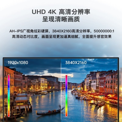 AOC电脑显示器 27英寸4K 65Wtype-c接口 HDR400 AH-IPS广视角硬屏109% sRGBa29