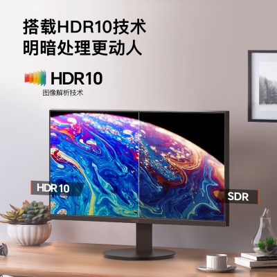 AOC  23.8英寸 2K高清 IPS广色域100Hz HDMI+DP接口 低蓝光不闪屏护眼 三边微边框a29