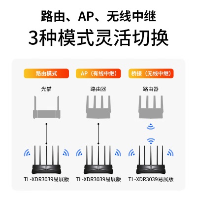 TP-LINK 大道AX3000增强版满血WiFi6千兆无线路由器 5G双频 Mesh 3000M无线速率 支持双宽带a31