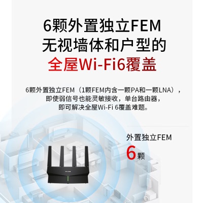 TP-LINK AX5400千兆无线路由器 WiFi6 5G双频高速网络 Mesh路由 游戏路由 智能家用穿墙a31