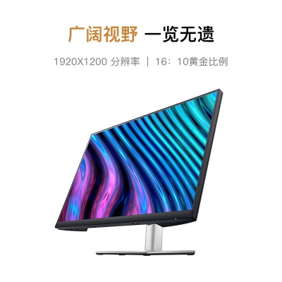 戴尔（DELL）24英寸 办公显示器 IPS 16：10 硬件级防蓝光 旋转升降支架 微边框 接口丰富 电脑显示器a30