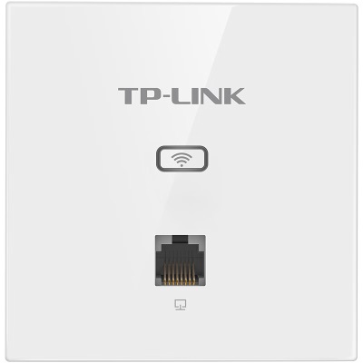 TP-LINK TL-AP450I-PoE薄款香槟金(方) 450M无线86型面板式AP 企业级酒店别墅全屋wifi接入 POE供电a31